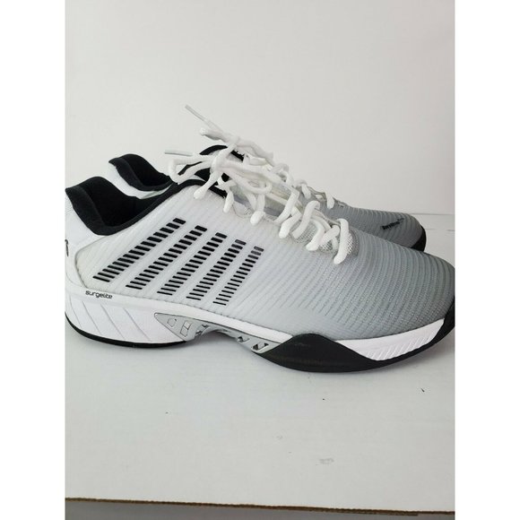 KSWISS MENS HYPERCOURT EXPRESS 2 TENNIS SHOES (WHT/HIGHRISE/BLACK) #06613 US 12 - Picture 5 of 9